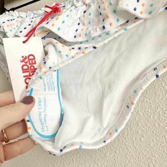NWT Solid & Striped Babydot Bikini Size Medium - Picture 14 of 16